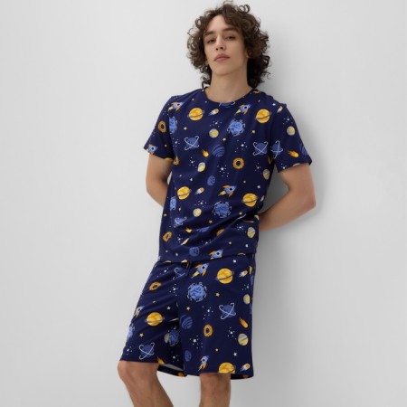 Pajama Male (T-shirt and Shorts) KAFTAN Space, Rr. 48