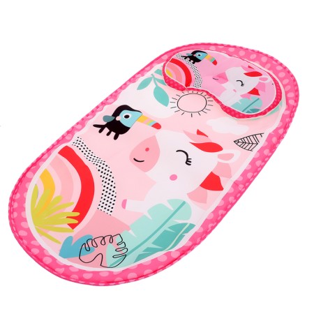 Musical cradle for newborns, pink color-10