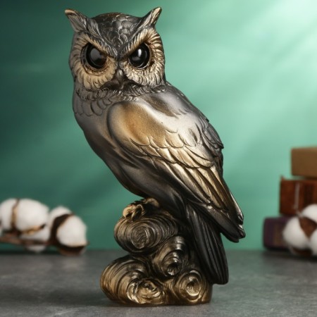 Figure "Owl" bronze 10x22x8cm