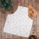Apron shade snowflakes gold 70*80 cm, 100% p/e