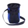 Training handbag for treats with belt for attaching to a belt, blue