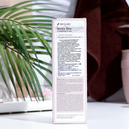 Tender foam for washing 3W Clinic based on brown rice, 100 ml-2