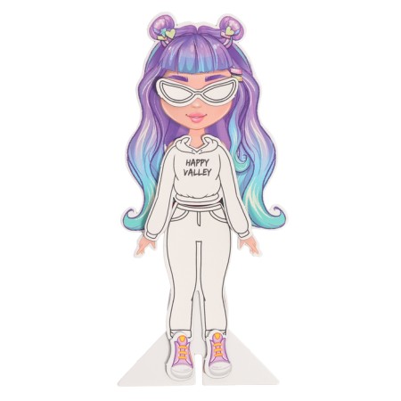 Magnetic game "Fashionable House: Teya"-11