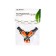 Distributor 2-channel, internal thread 3/4 ", quick-sitting connection, rubberized plastic, Greengo