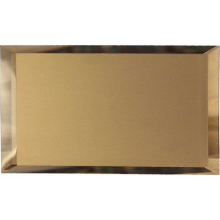 Rectangular mirror bronze matte tiles with fake 10 mm, 480x120 mm-1