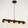 Lamp "TUBO" 10he27 40W black 7x5x7-127cm BayerLux