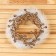 New Year's wreath D-20 cm "elite" berries, white-golden