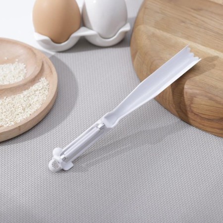 Direct vegetable cleaning, ABC plastic, 18 cm, white color