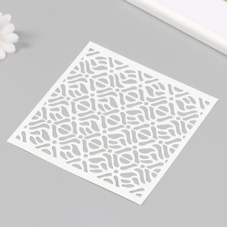 Plastic "pattern" 15x15 cm stencil-1
