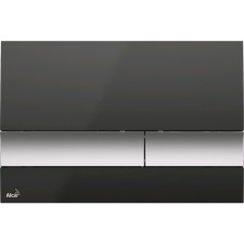Alcaplast M1728-2 control button, for hidden installation systems, black, xrom-mat