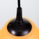 Susage "cone" 1x15W E27 Model: BR 00271 Black/Orange 25x25x15cm