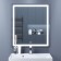 Mirror Uperwood Tanos, 70x80 cm, LED backlight, sensory switch, anti -recovery