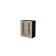 Cabinet of hinged sabrin 600x300x720 2 doors with wenge glass/oak sonom
