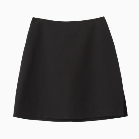 Women's skirt Minaku: Casual Collection Black Color, Rr. 42-4