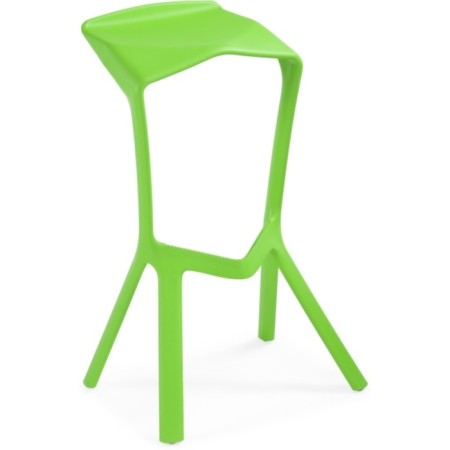 MAGA MEGA stool plastic, green 50x43x80 cm