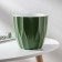 Kashpo for flowers with an insert "flute", 3 l, color malachite