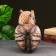 The piggy bank "Owl Big, natural" 27 cm