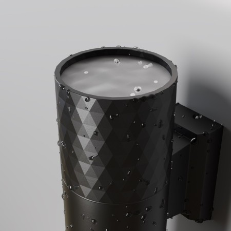 Sconces Outdoor O583WL-02B, 2x50W, 6.5x6.5x19 cm, GU10, black color-3