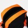 Youth bag with lightning, 1 outer pocket, black/orange color