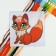 Cross -stitch "Fairytale Fox", a set for creativity, 15 x 15 cm