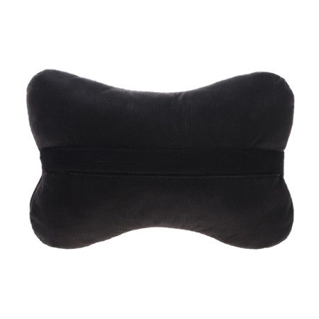 Car bone pillow, on the headrest, flax, brown, 16x24 cm-14