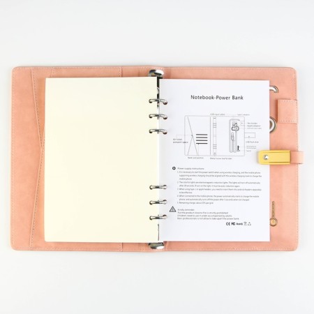 Diary with the built-in charger "Dream", Mod.pb-24.17.5 x 23.5 cm-6