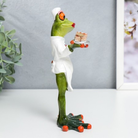 Souvenir Polystone Lak "Frog - Culinary" 17.3x5.2x8.7 cm-1