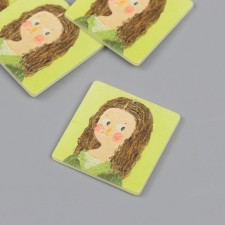Acryl Girl's Creativity Decor 0.2x3.5x3.5 cm