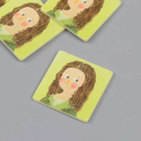 Acryl Girl's Creativity Decor 0.2x3.5x3.5 cm