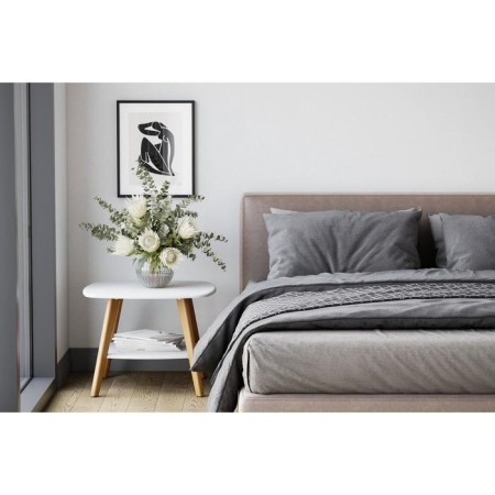 Journal table "Hudson", 650 × 650 × 500 mm, white color-1