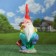 Garden figure "Dwarf with a grip" 44x18x18cm mix