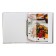 A book for recording culinary recipes A5, 80 sheets on the rings "cook delicious", solid cover, colored separators, an offset unit