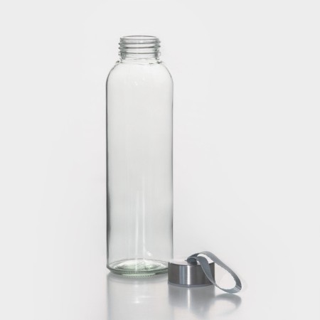 A glass bottle in the case of the rattan, 500 ml, h = 22 cm-5