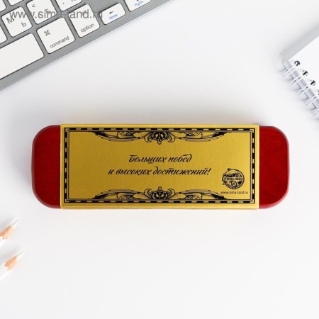 Gift handle in a wooden case of "brilliant ideas"-5
