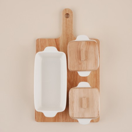 Set for feeding SL Home "Trento" on a stand, 4 items: 3 capacities 500/250 ml, stand-1