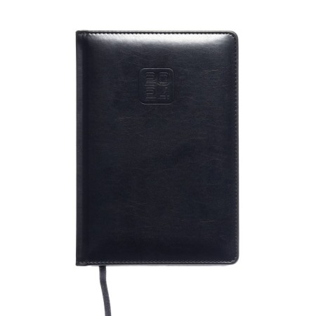Gift Davente.bravo Set: Dated Dated 2024, A5, 176 sheets, solid cover, block 70 g/m2, black + ballpoint pen-1