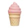 Night Plastic "Ice Cream in a glass" MIX LEDH1 7.5x7.5x14 cm Risalux