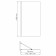 Shower curtain for the bath Wasserkraft AISCH 55P01-80 FIXED, 800x1400 mm, transparent, gold