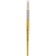 Synthetic brush, round, gamma "Gold Brush" No. 10, French mount, short handle