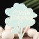 Topper "Happy Birthday. Service", blue and white, give beautifully