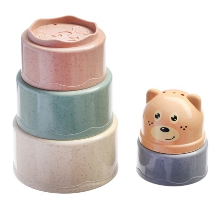 A set of bath toys "Pyramid Bear", cups, 5 pcs-1
