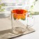 Glass mug "South", 220 ml, MIX drawing