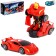 Supercar's robot toy, transforms, lighting effects, Russian voice acting, works from batteries