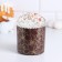 Paper form for cake, muffins and cake "Almond color" 90x90mm