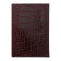 Cover for passport, burgundy color
