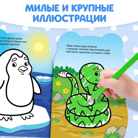 Coloring with panda stickers, 12 p.-4