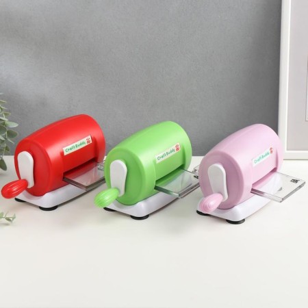 Machine for cutting and embossing mix 21.2x11.5x9 cm + 2 plastic plates 7.8x16 cm-5