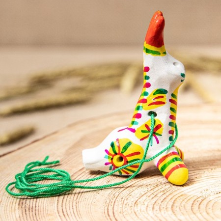 Filimonovskaya toy - whistle "Hare"-10