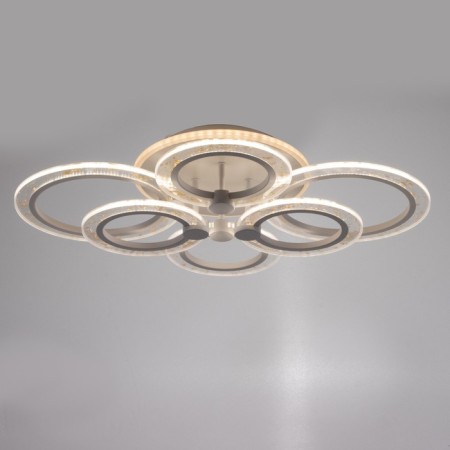 Люстра с ПДУ 1888/6 LED 108Вт диммер белый 44х62х12 см BayerLux-1