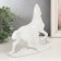Souvenir ceramics "Arabic horse" White with gold 17.5x6x20.5 cm